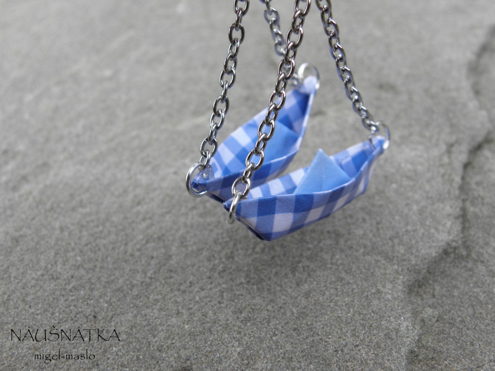 VESLUJ - origami náušničky