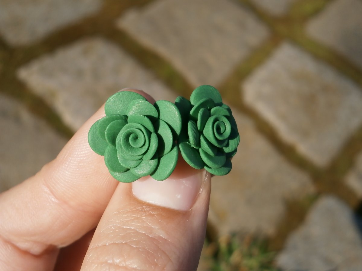Růžičky zelené tmavší - i pro alergiky