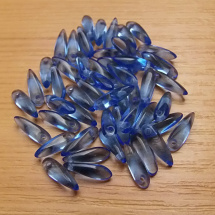 Jazýčky - modré - 3 x 11 mm