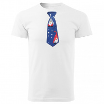 Pánské tričko vánoční kravata