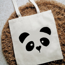 Plátěná taška s pandou