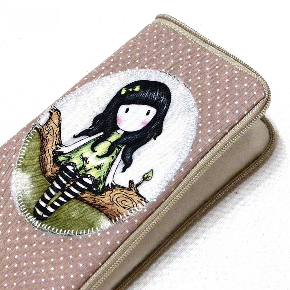 GORJUSS A BÉŽOVÝ PUNTÍK  - obal na mobil