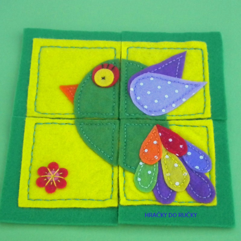 SKLÁDAČKA papoušek