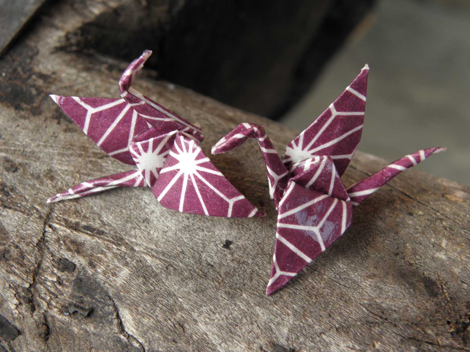 origami jeřáb - PUZETY! Akční cena :)