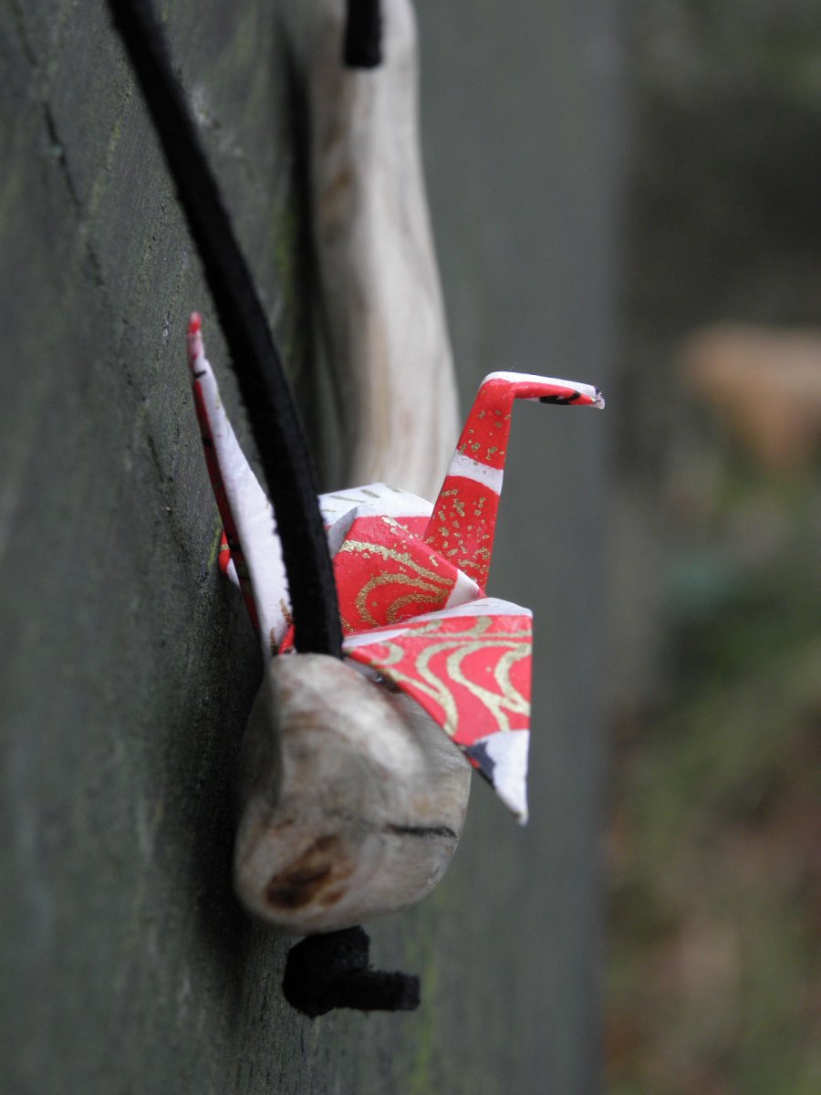 origami náhrdelník - jen vzlétnout