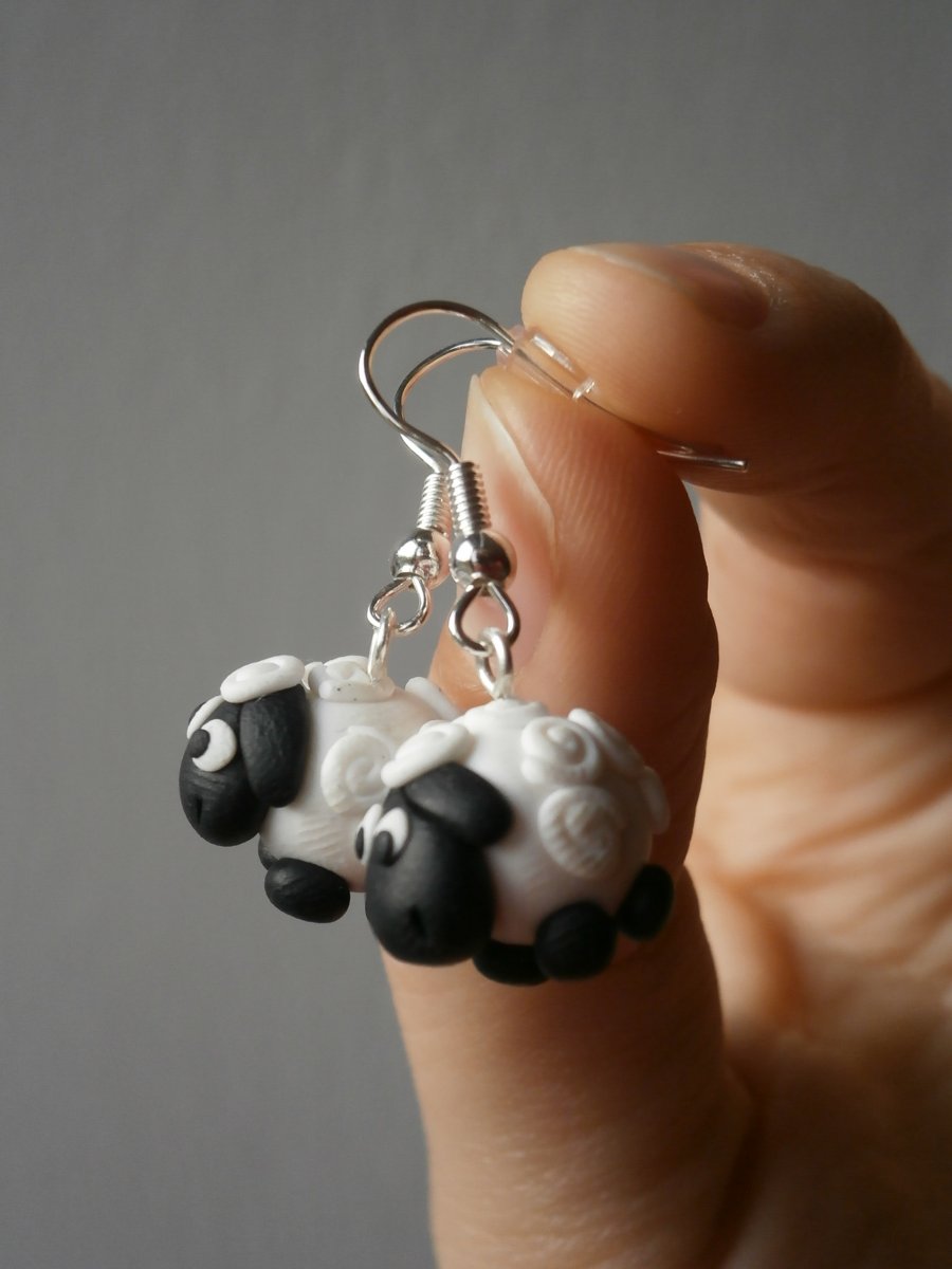 Náušnice ovečky bez kytičky