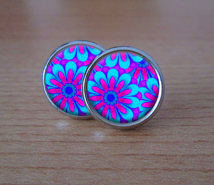 COOL PECKY - Modré kytky