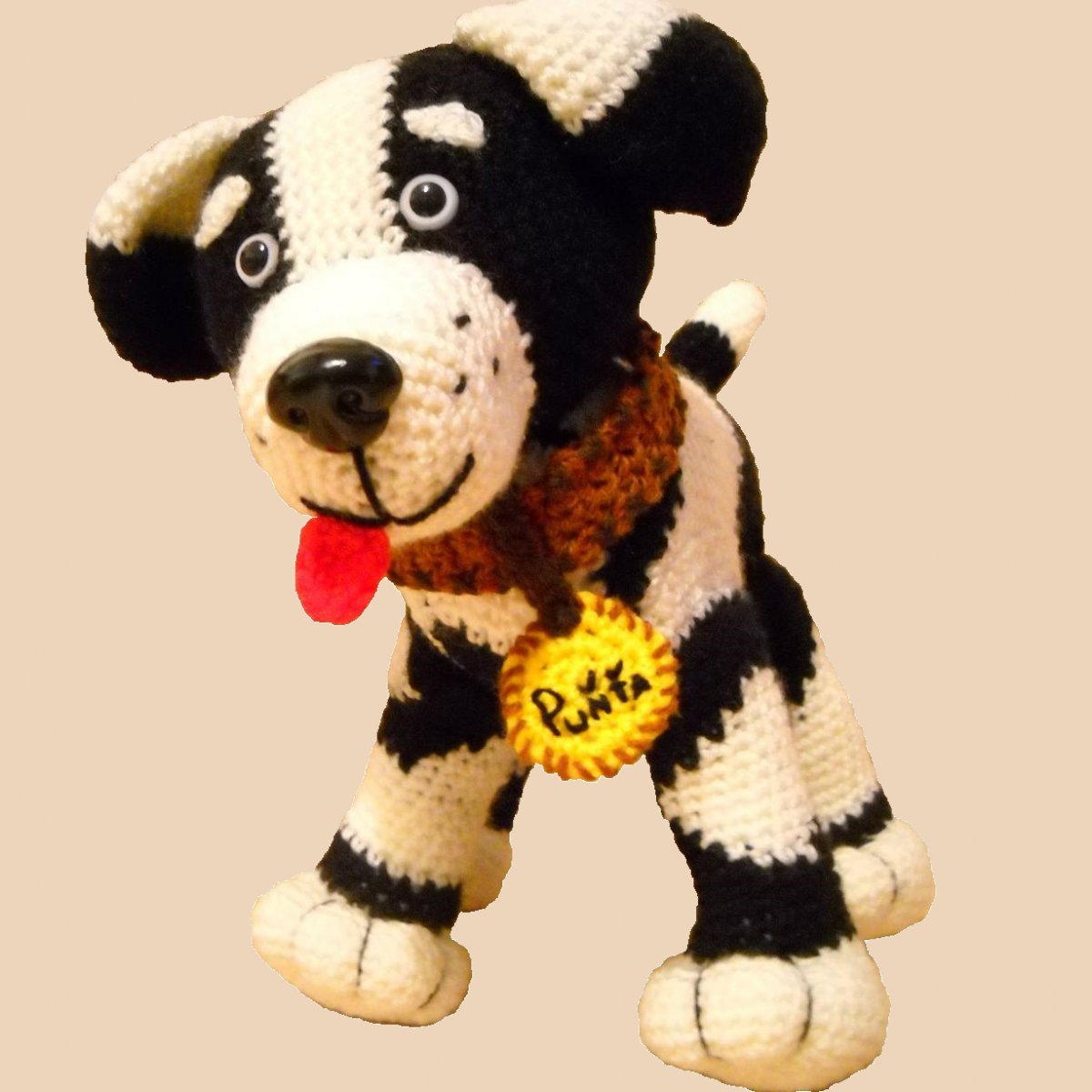 Flekatý pejsek Puňťa - NÁVOD