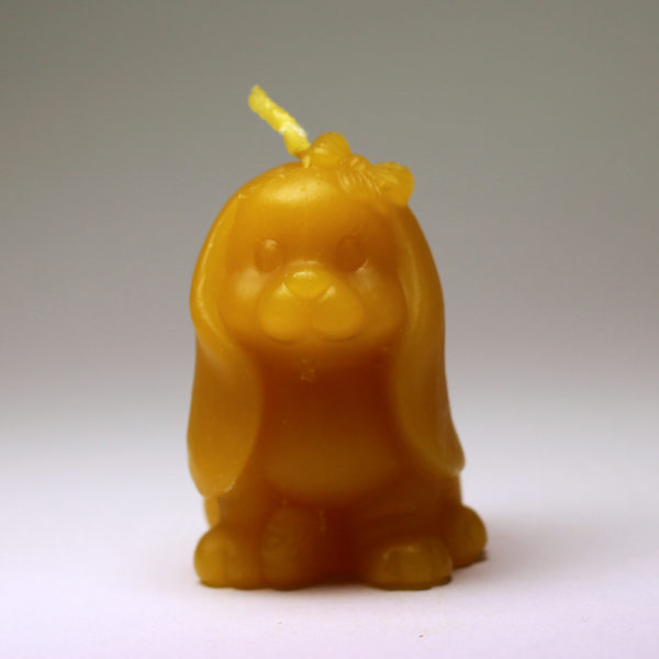 Svíčka z včelího vosku - pes