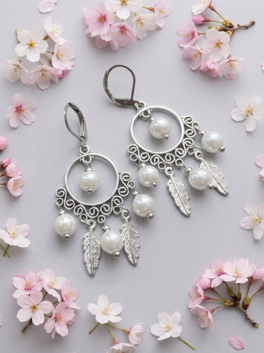 Perlový orient - náušnice