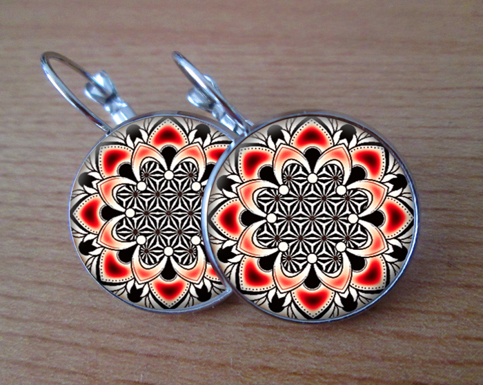 Blackred  -   Visací náušnice