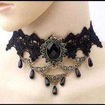 Krajkový viktoriánský náhrdelník