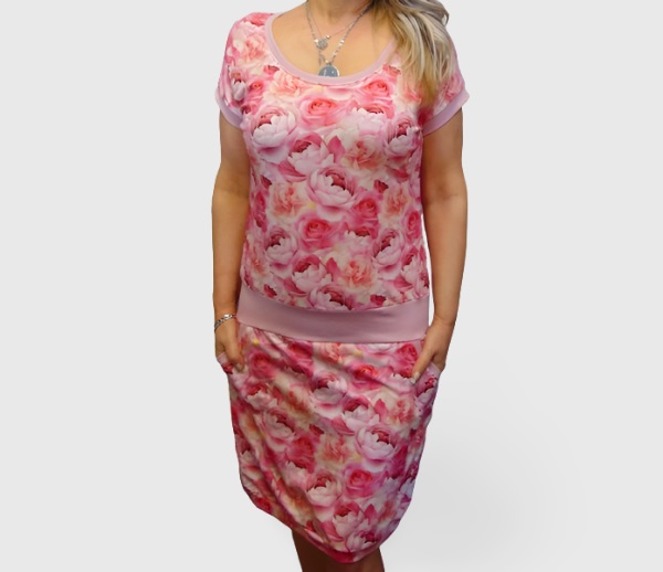 Šaty růže XS - XXXL