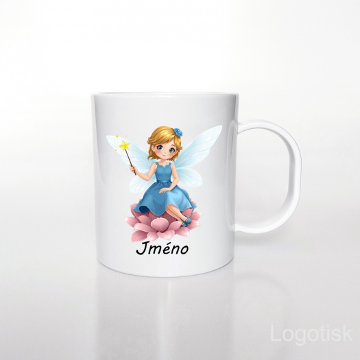 Plastový hrnek potisk POHÁDKOVÁ VÍLA se jménem