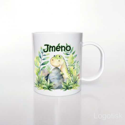 Plastový hrnníček DINO se jménem