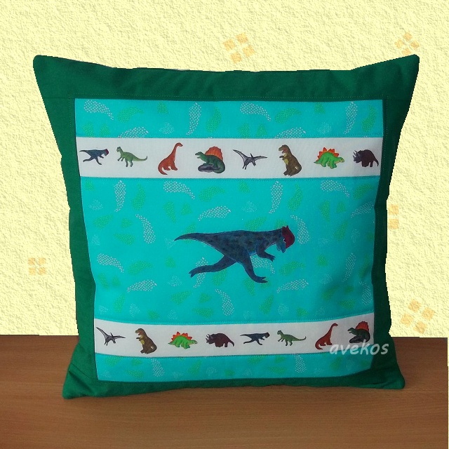 Povlak na polštář 40 x 40 cm - Dinosaurus 2