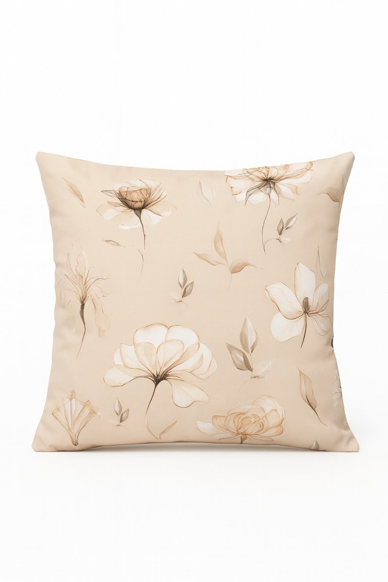 Pudrový povlak na polštář - Něžné květy
