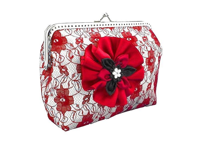 Krajková společenská kabelka 0457A