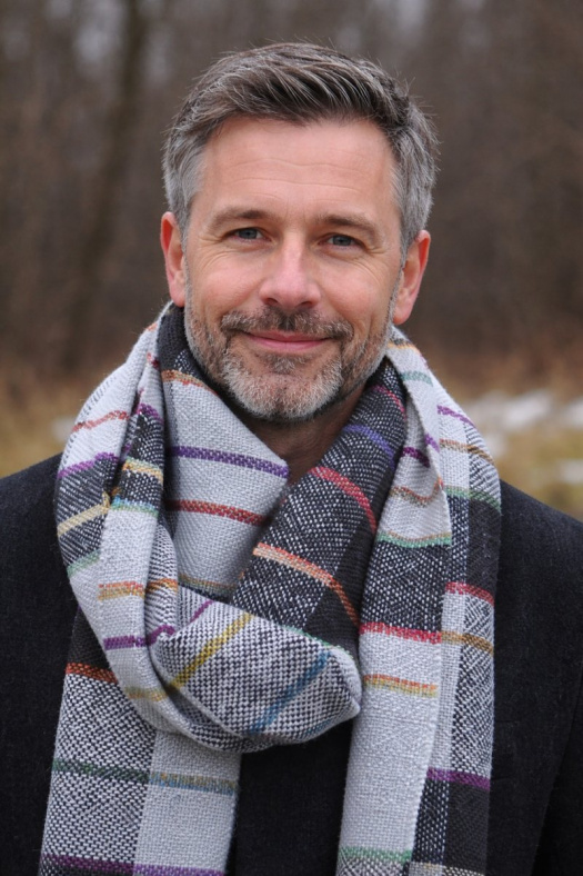 RUČNĚ TKANÁ ŠÁLA - PLÉD - JIRKA