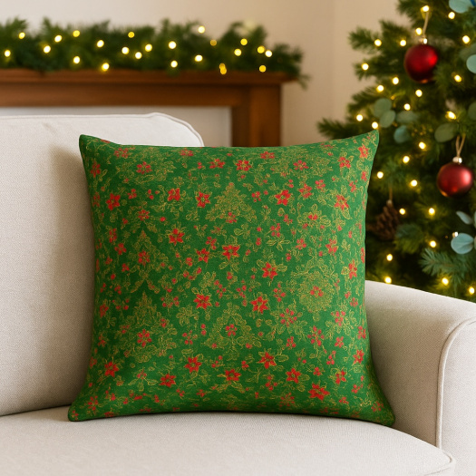 Povlak na polštář Zlaté Vánoce