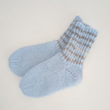 Pletené ponožky - 15 cm