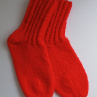 Pletené ponožtičky - 20 cm