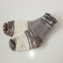Pletené ponožtičky - 12 cm