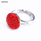 Luxusní prsten se Swarovski® crystals Kruh 12 Light Siam