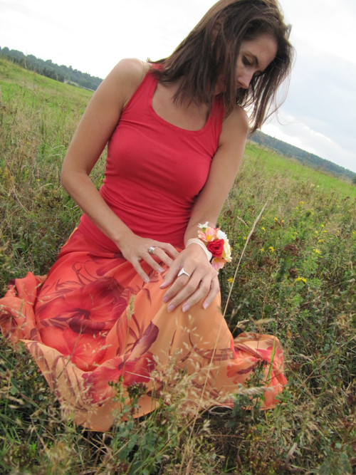 louhá sukně duhová