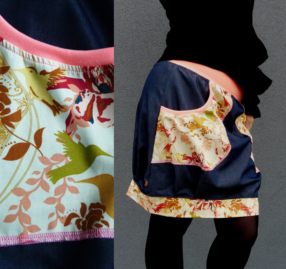 Sukně Hummingbird - džínová