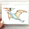 Dinosauří pohlednice - pterodactyl