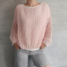 ručně pletený oversize lehký svetřík