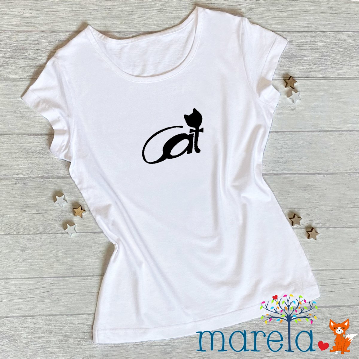 Dámské tričko kočka