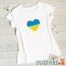 Dámské tričko srdce Ukrajina