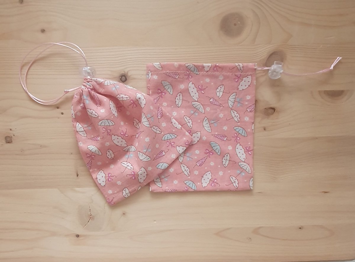 Bavlněný pytlíček s deštníčky