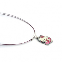 Hello Kitty s kabelkou - dětský náhrdelník