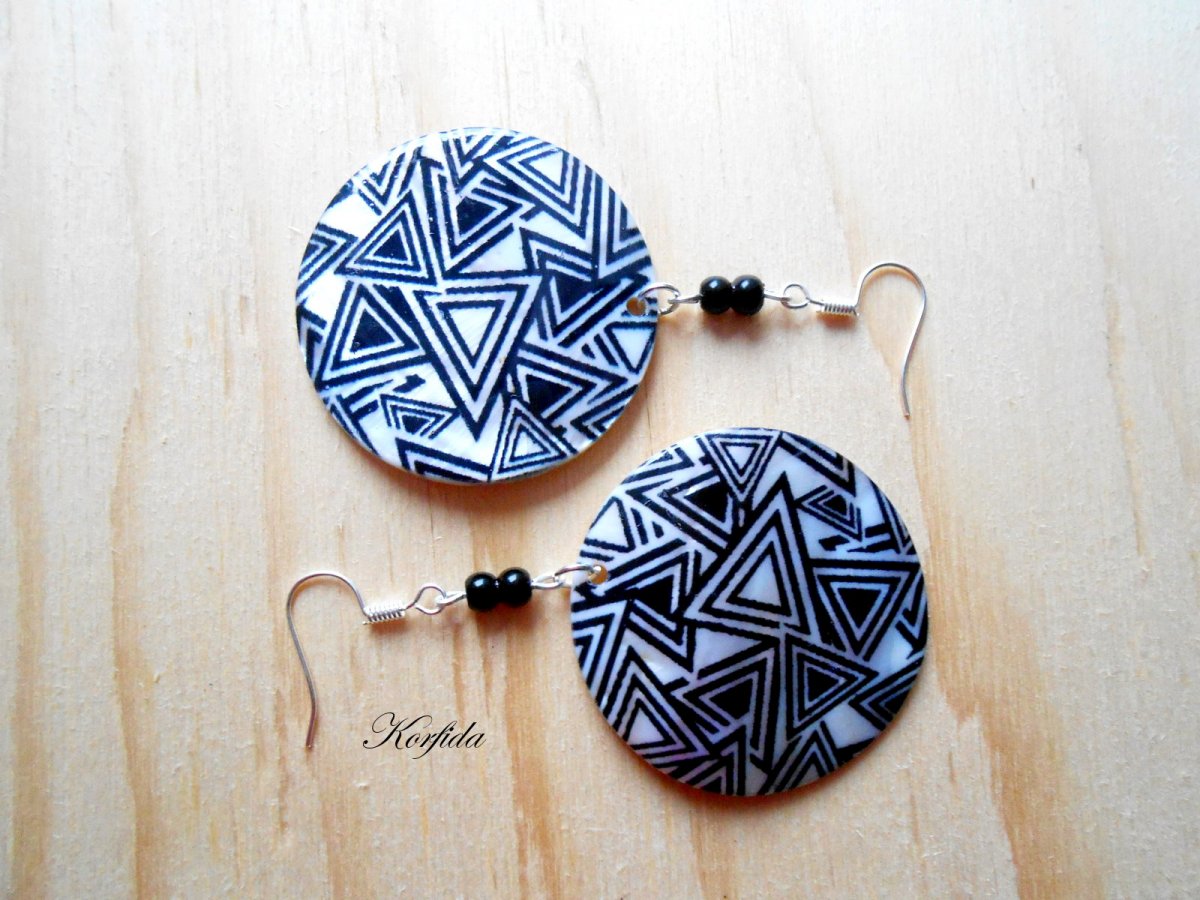 Náušnice perleť (114/15)