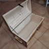 Krásná ručně vyrobená dřevěná truhlička nejen na dětské poklady.