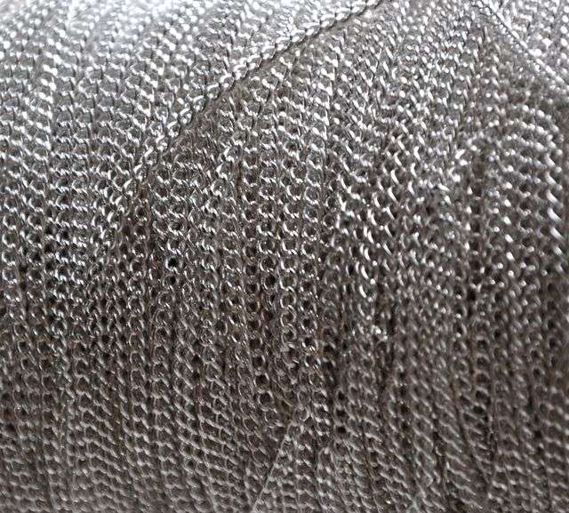 Řetízek 3x2 mm plochý - stříbrný - 1 m