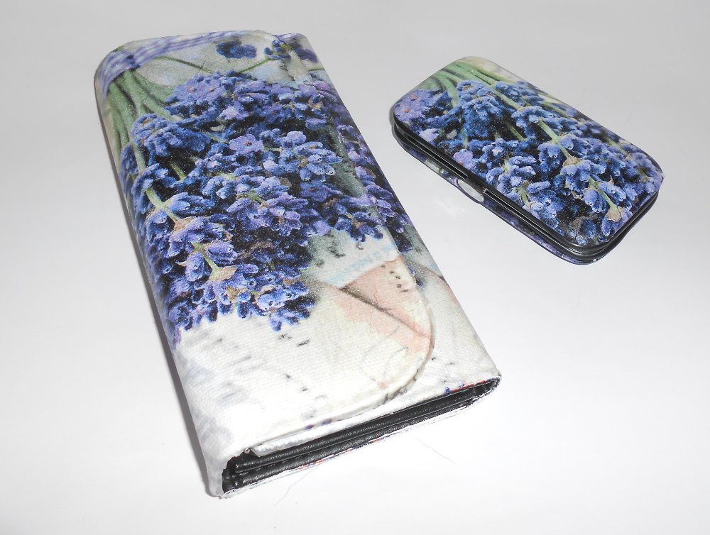 Levandulová sada (peněženka+manikúra)