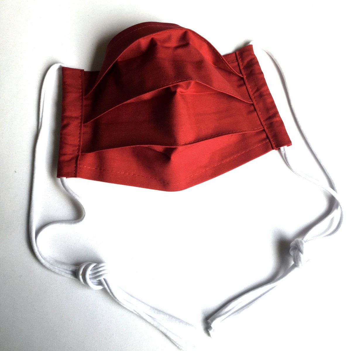 Rouška 1-vrstvá - tmavá červená