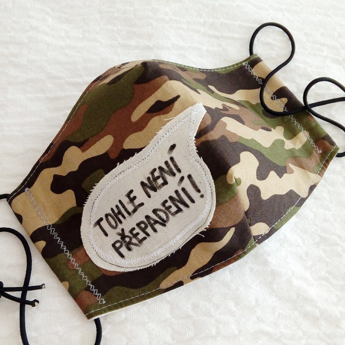 Maskáčová rouška Tohle není přepadení!