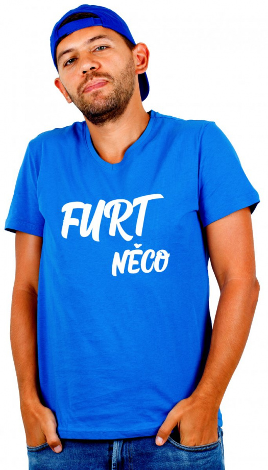 Furt něco royal blue