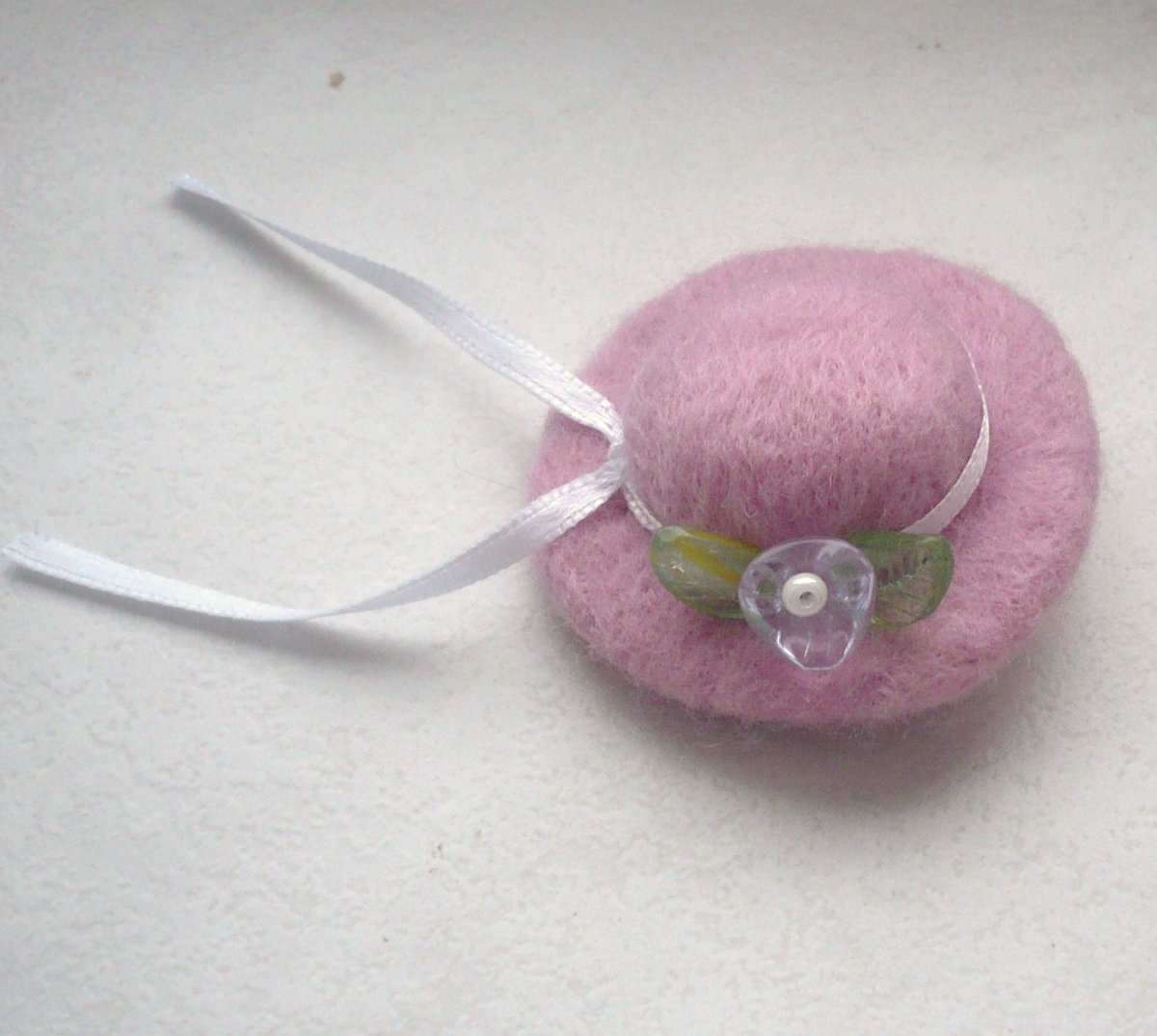 Klobouček - růžový