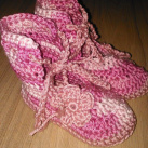 Sandálky růžový melír