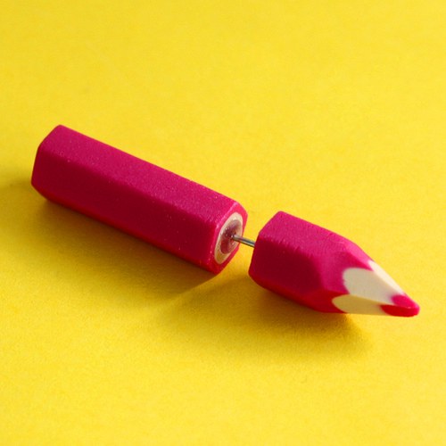 falešné roztahováky -  fimo pastelky, 1 ks