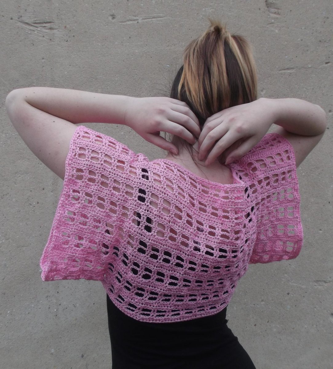 Růžový letní top