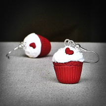 Red velvet cupcakes (valentýn, srdce, muffin)