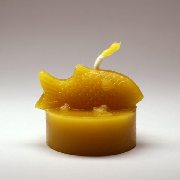 Svíčka ze včelího vosku - rybička