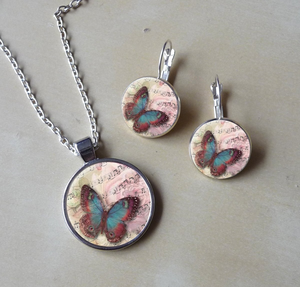 Souprava - náušnice + přívěsek